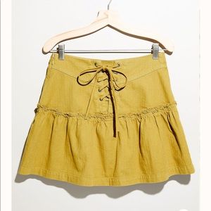 NWT Free People Positano Tie Skirt